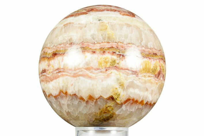 Colorful, Polished Barite, Quartz & Agate Sphere - Arizona #371250